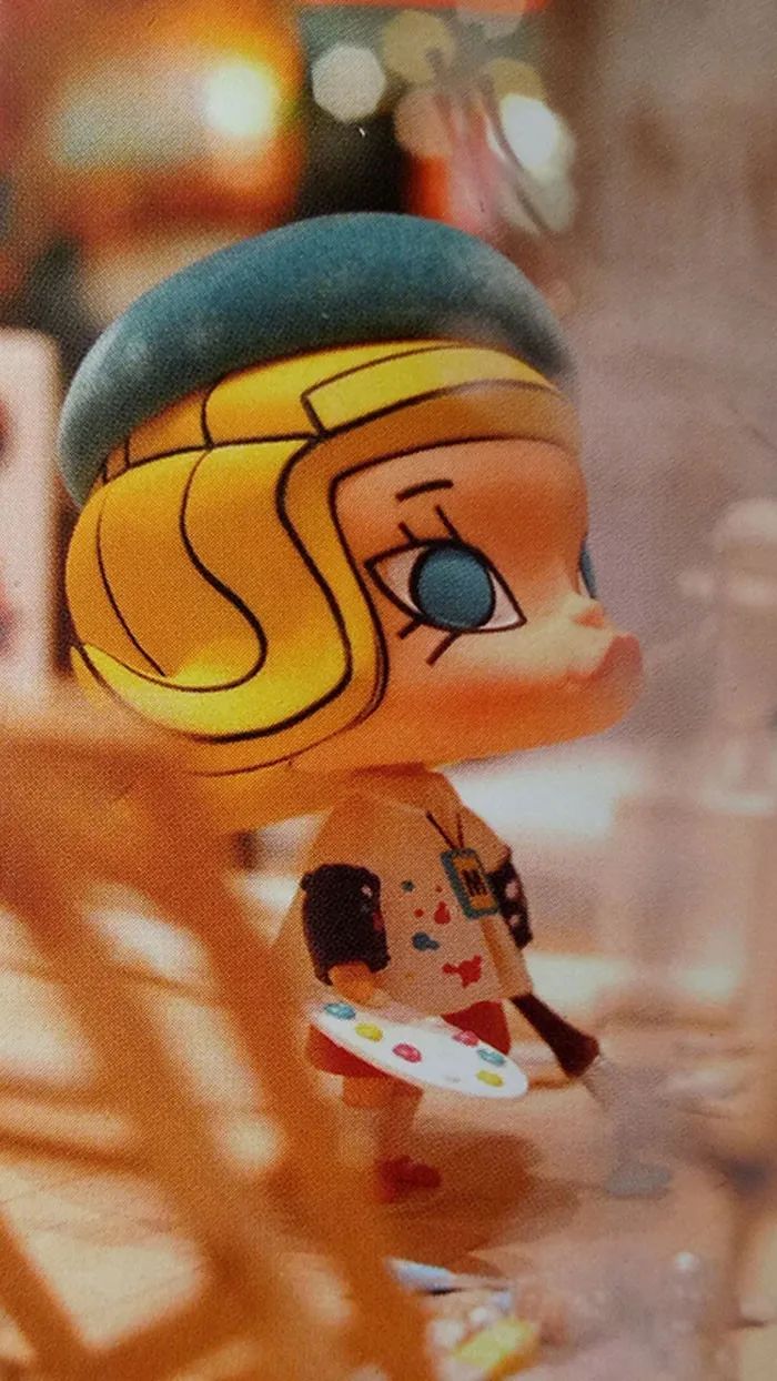 可爱molly,盲盒,手机壁纸,锁屏!超级可爱的撅嘴小妞