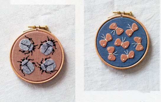 贴布绣:美翻了,小刺绣 贴布绣,零基础也能学得会