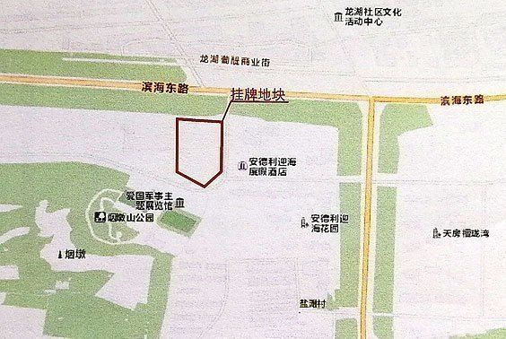 牟平區煙墩山公園北側要通路還有新地塊已經成交