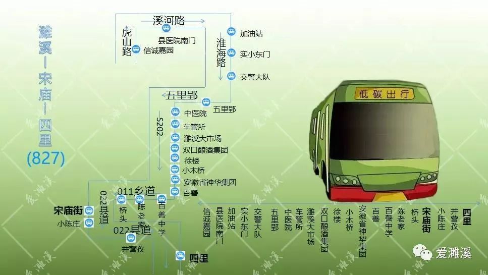 濉溪县电动公交发车时间及路线图!速收藏!