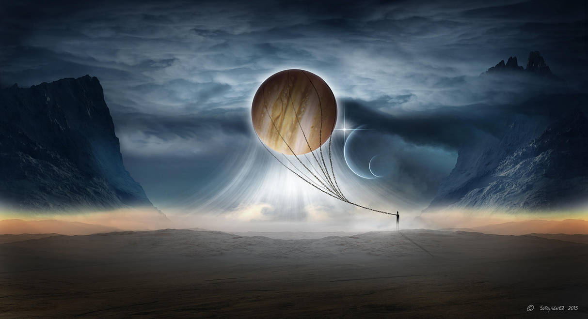 一组充满奇幻色彩的插画,令人印象深刻