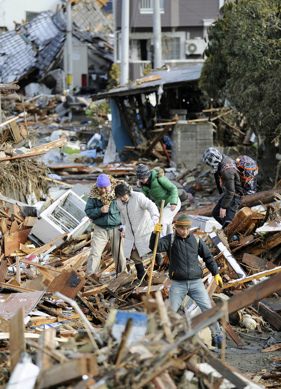 日本最大的地震图片