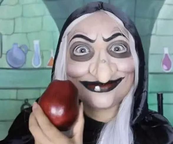 仿妆达人再现整容级化妆术,这个"老巫婆"真是童年阴影系列!