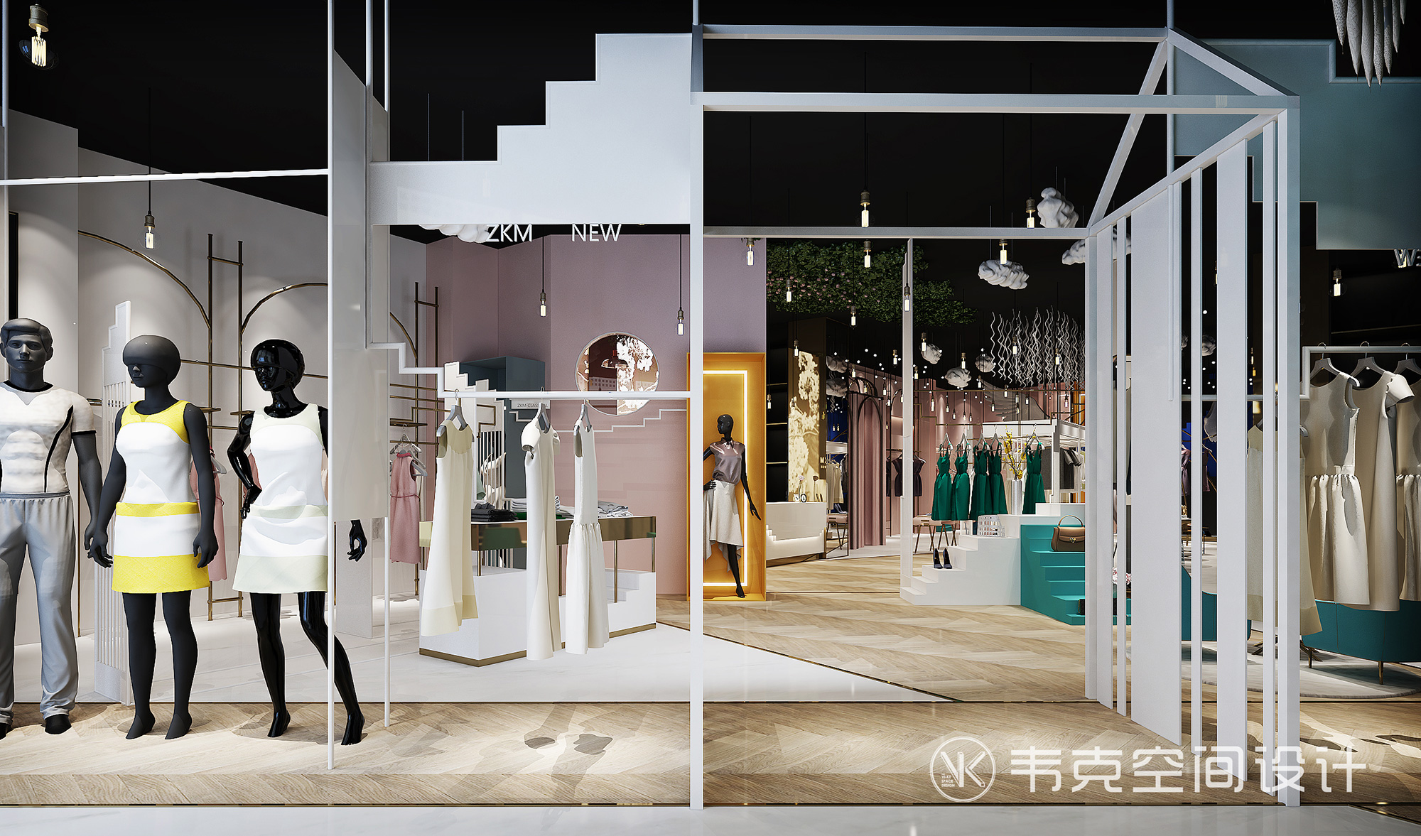 7㎡ 服装店:别致走心!夜空之下的有趣时尚