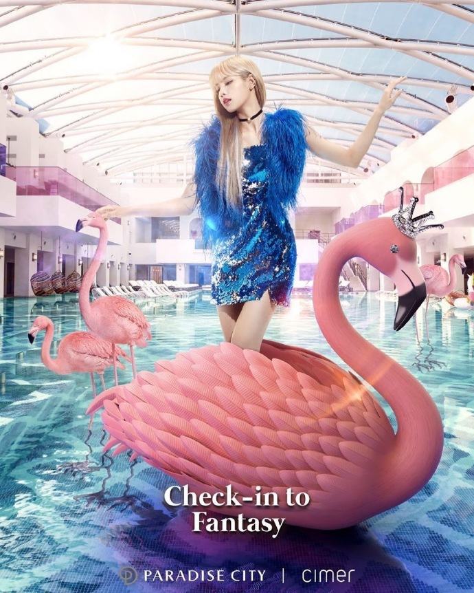 lisa化身美人鱼公主,美艳迷人!