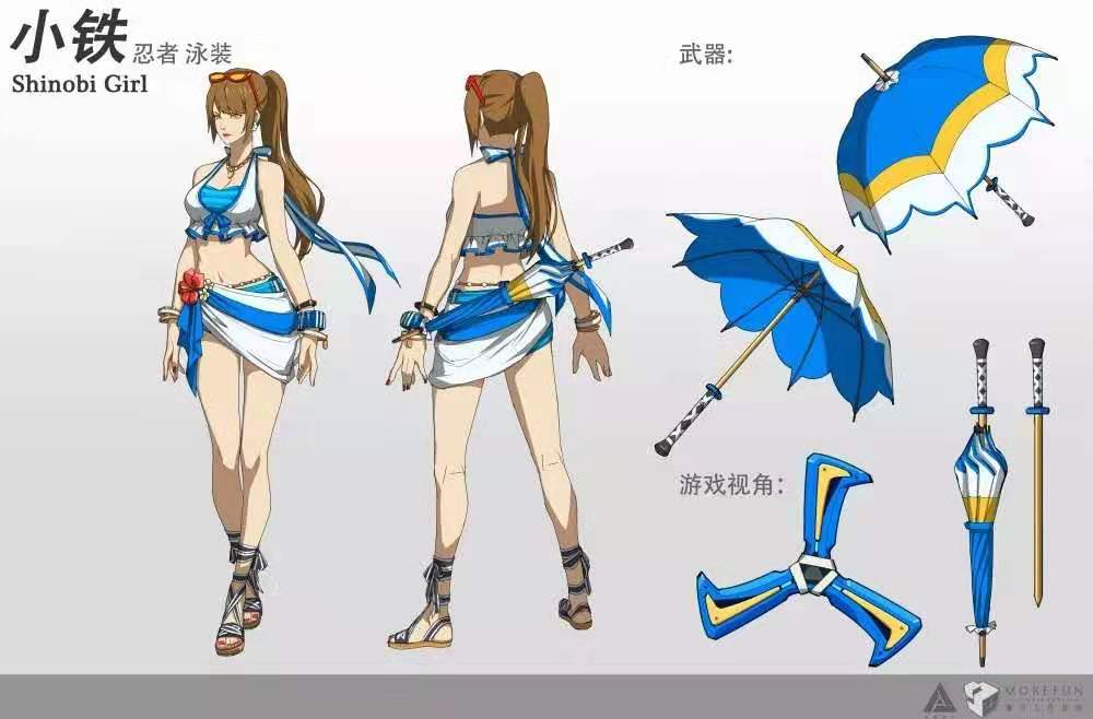 王牌战士:新时装情报,"泳装忍者"你们见过吗?