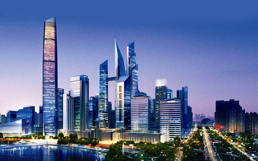 武汉二七滨江商务区707米:2016年武汉二七滨江商务区基础设施已经开始