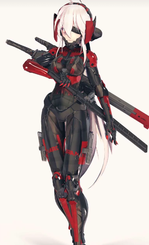 动漫机甲少女壁纸,拥有超强战斗力的她们,你敢下手吗?