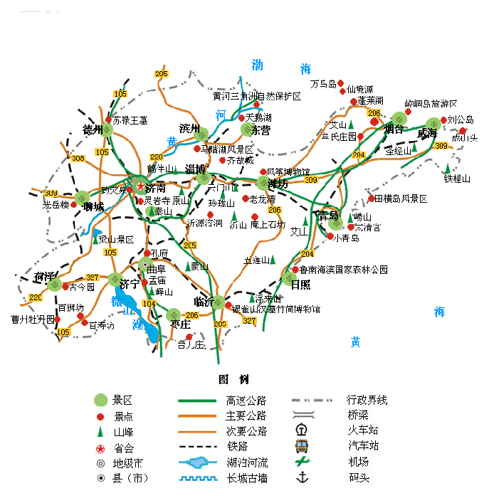 山东旅游景点攻略