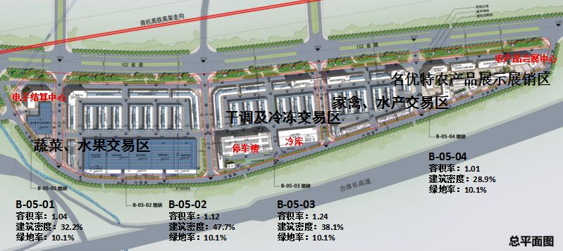 淮南首个大型农贸综合批发市场项目规划设计方案公布