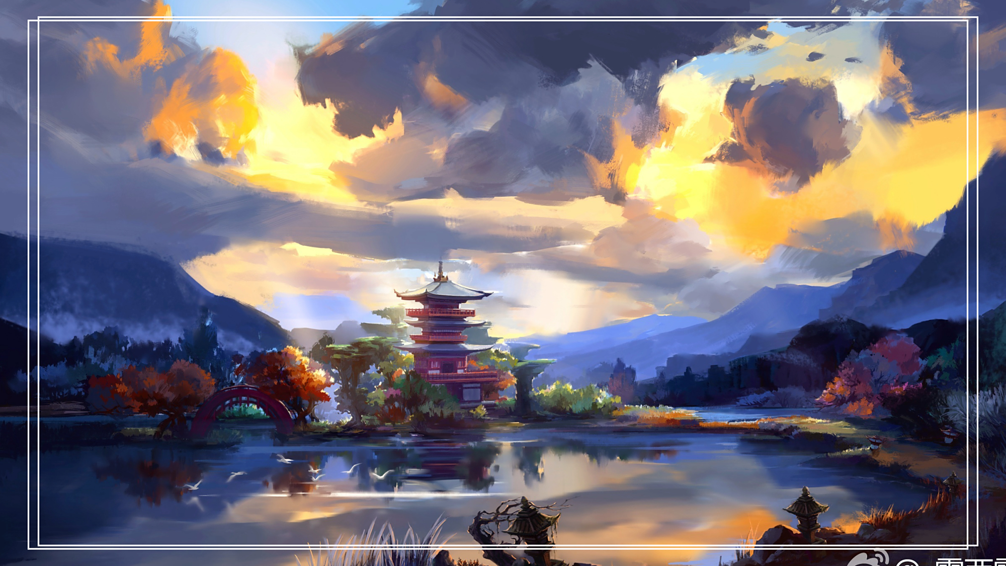 超清壁纸福利:绝美古风游戏场景概念设计图片鉴赏