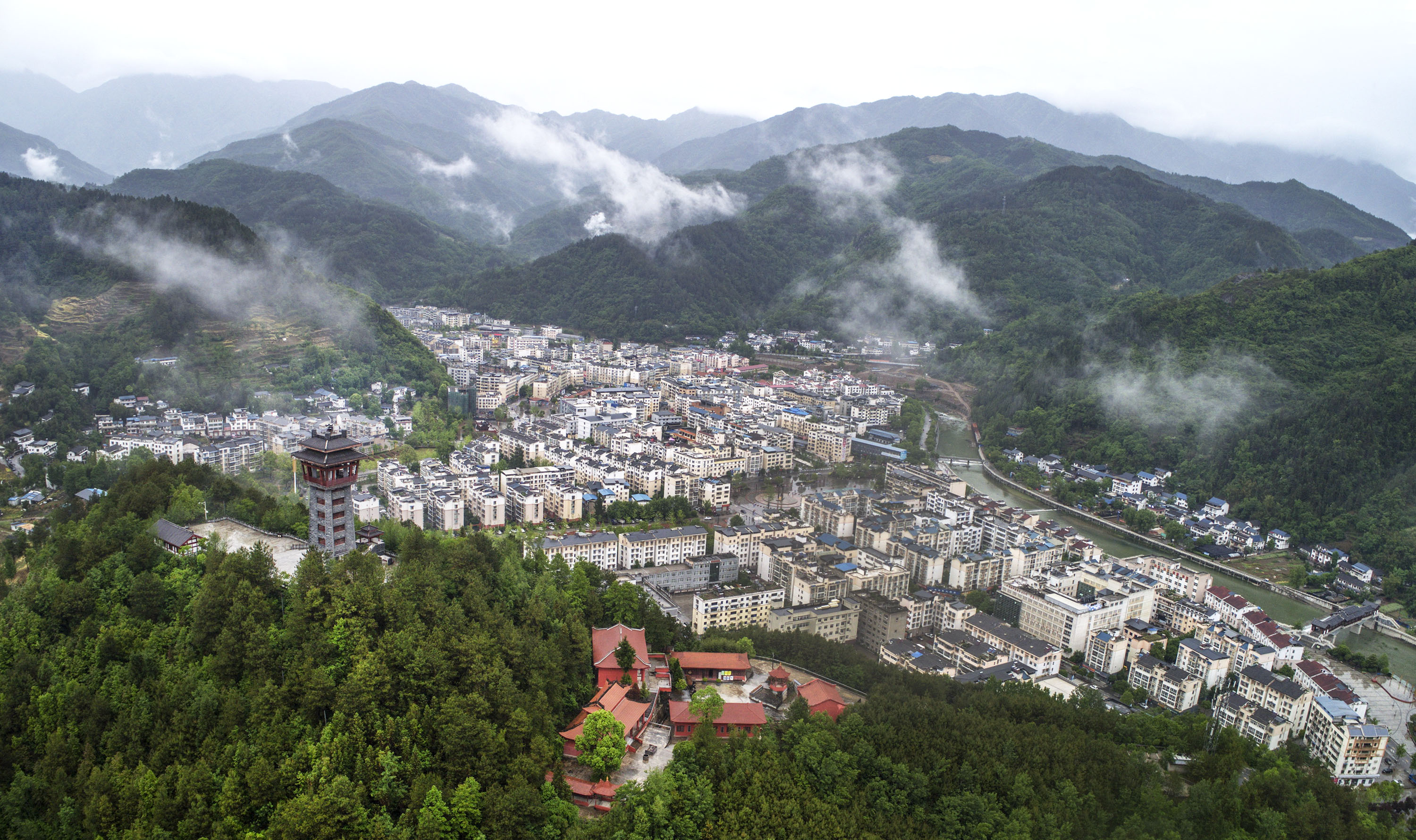 震后十年新青川:城在景中 景在城中(4)