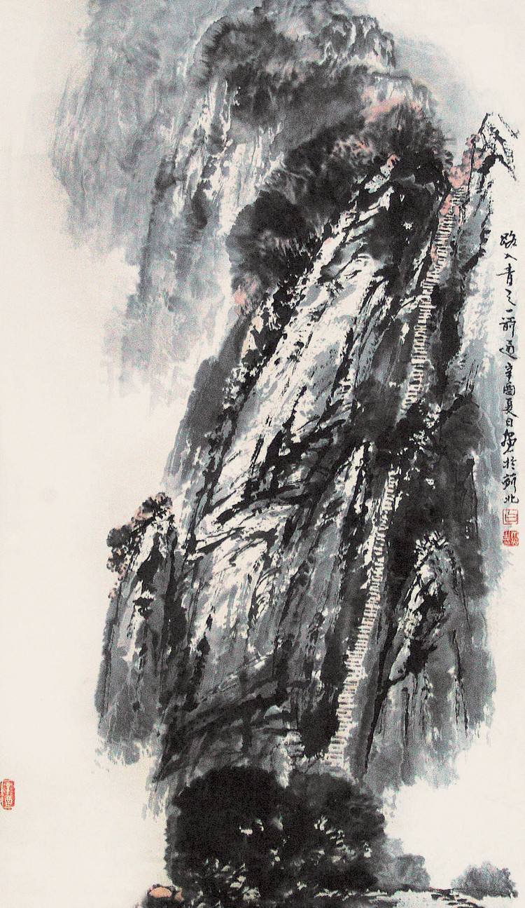 当代著名山水国画家白庚延,精品山水作品欣赏!