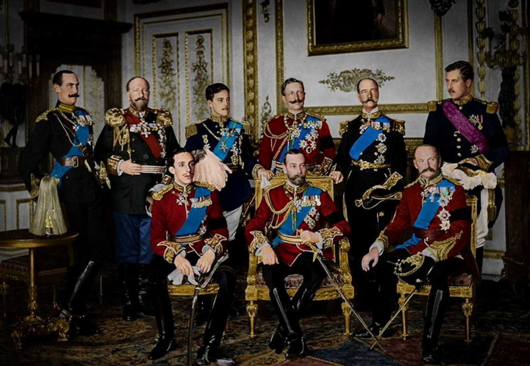 参加英国国王爱德华七世葬礼的九位欧洲君主