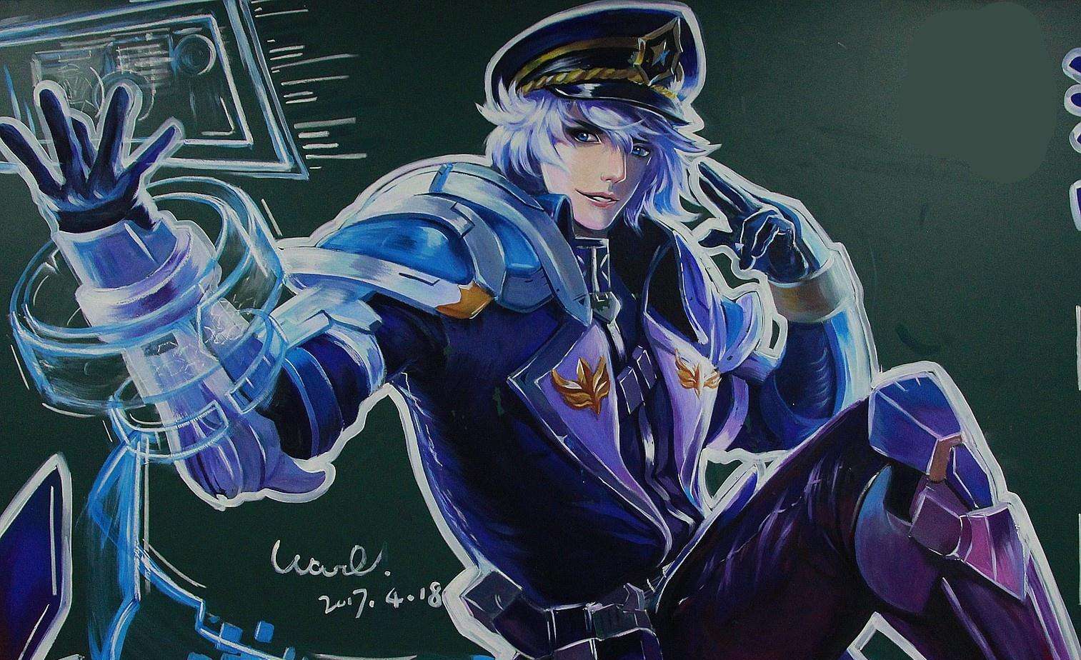 动漫风格的黑板报,这样的黑板报会有人去看文字吗?