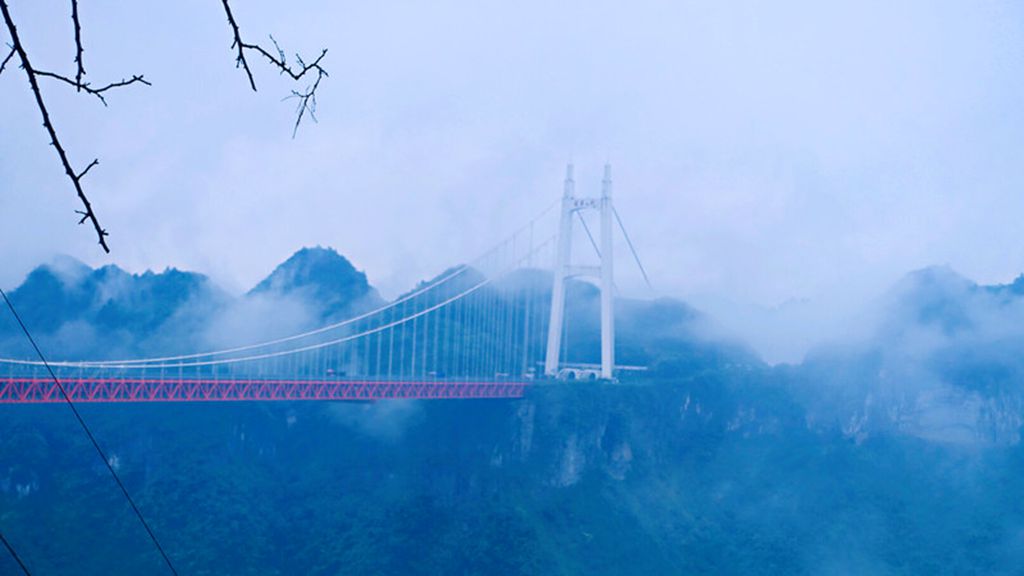 矮寨特大懸索橋,創造了四個世界第一的大橋