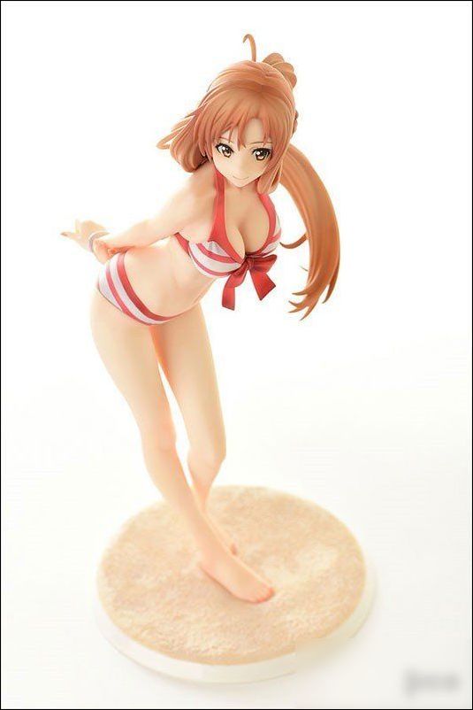 《刀剑神域》亚丝娜性感泳装手办 肤白貌美