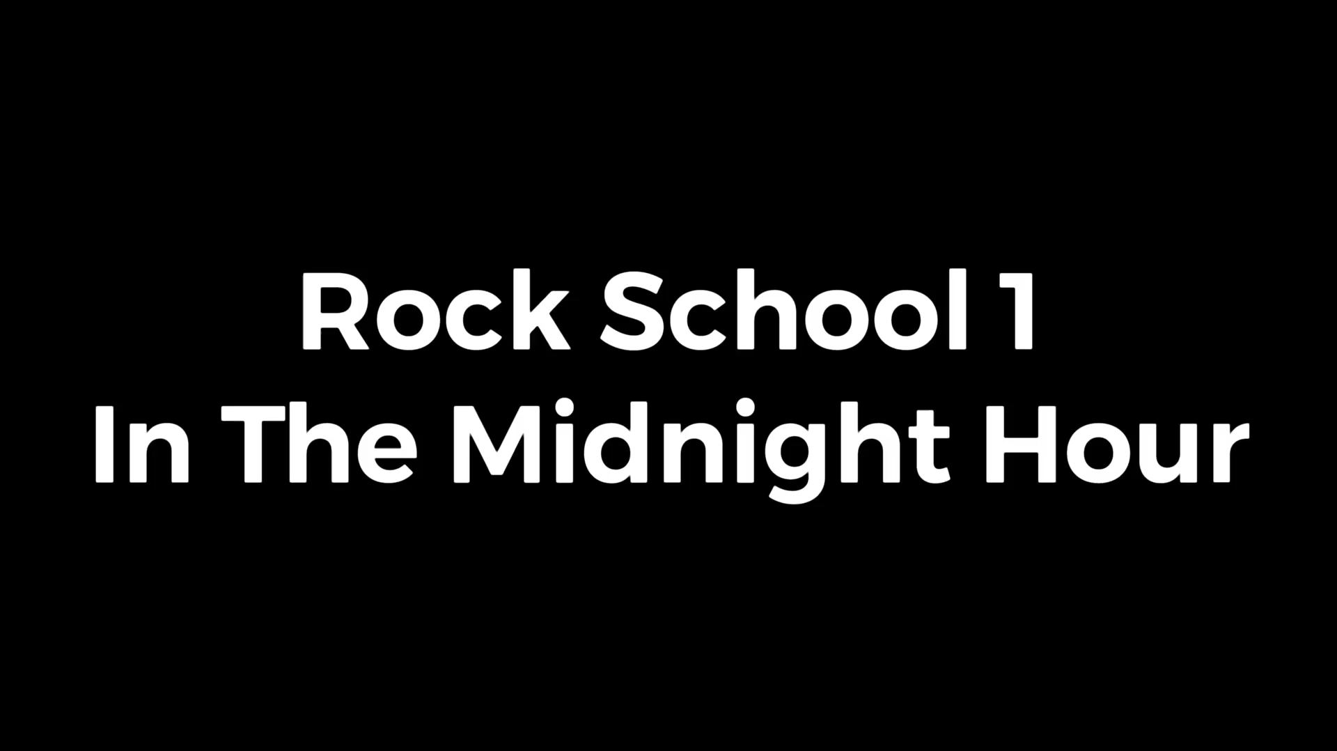 [图]「架子鼓」Rock School 1 In The Midnight Hour(带谱)鼓手