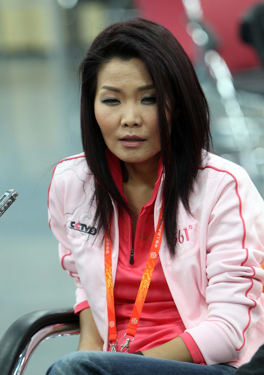 中国著名田径记者冬日娜.
