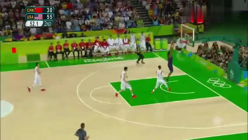 2016年里约奥运会中国男篮vs美国男篮 2016年里约奥运会中国男篮vs美国男篮