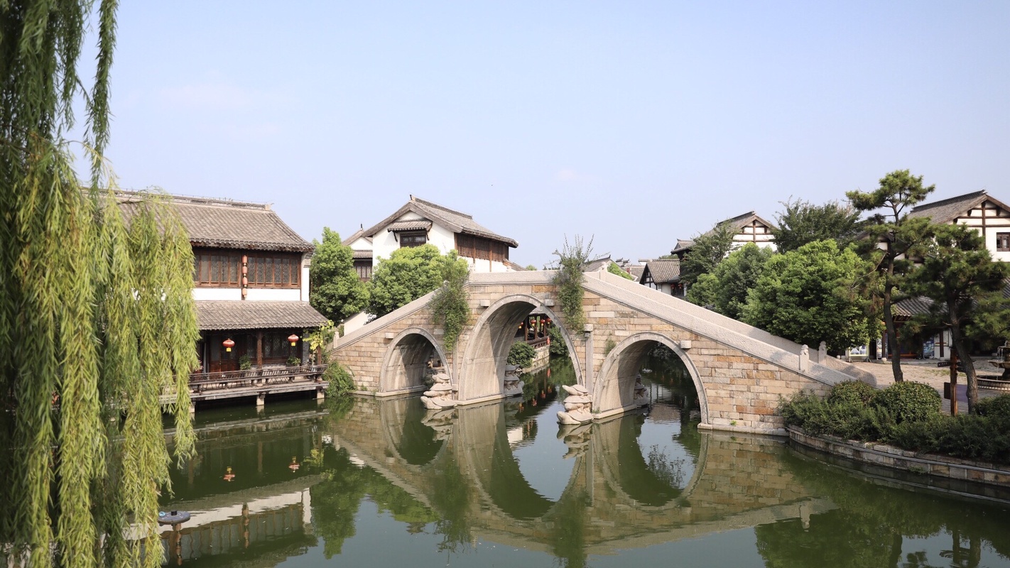 景色风光,台儿庄古城的美景