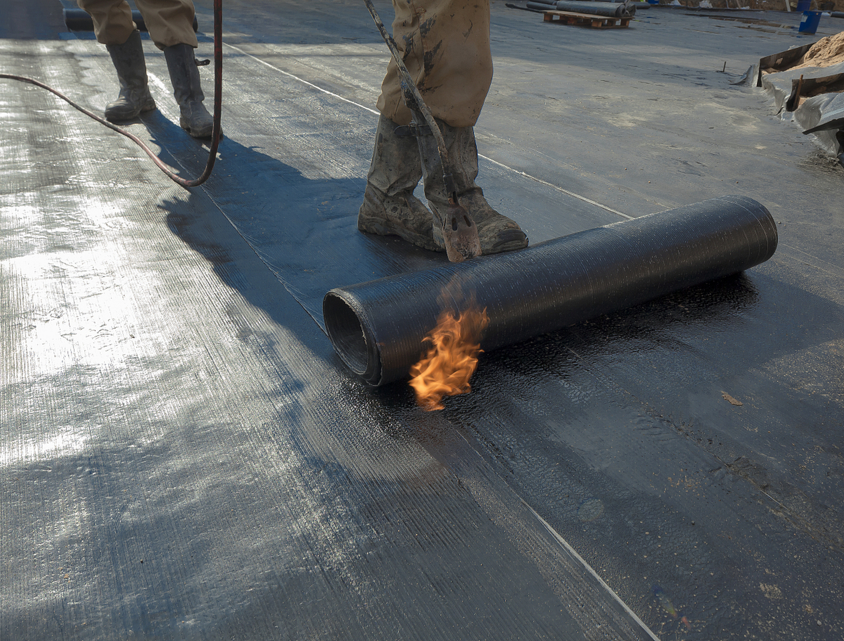 三元乙丙橡胶防水卷材的施工方法,赵老师整理出以下主要的5个步骤,供