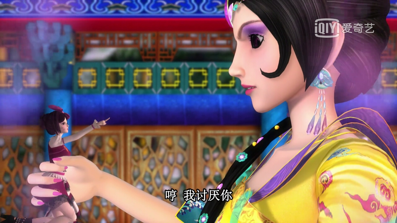 叶罗丽精灵梦:6个可爱动作,罗丽呆滞,菲灵女王,茉莉包子