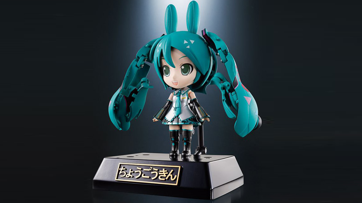 初音未来超合金手办登场 萌妹变身