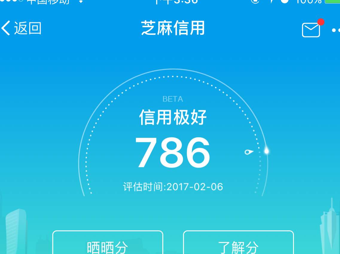 芝麻信用2021图片