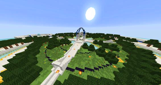 我的世界:"天堂世界"mod,和地狱是对立面,完全浮空的大陆!