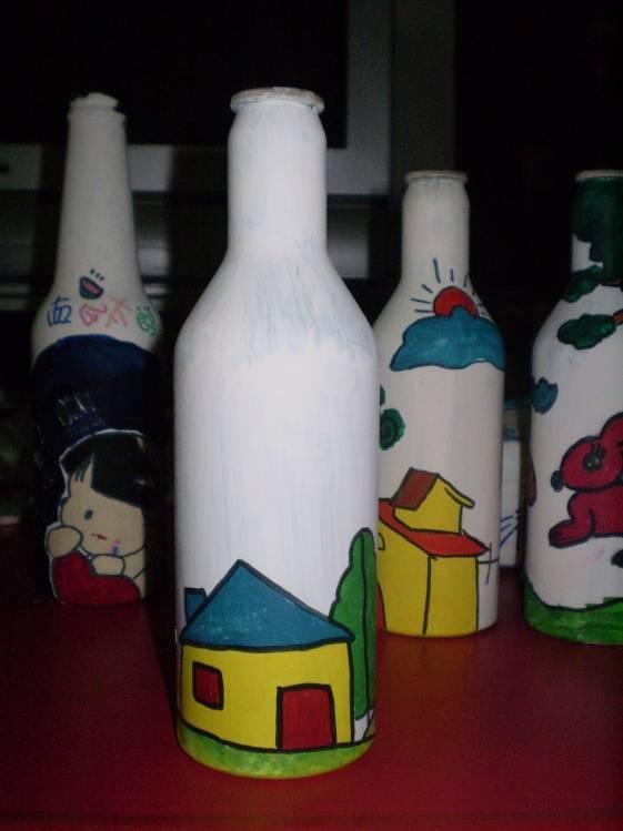 儿童手工瓶子画大全 给孩子收藏吧