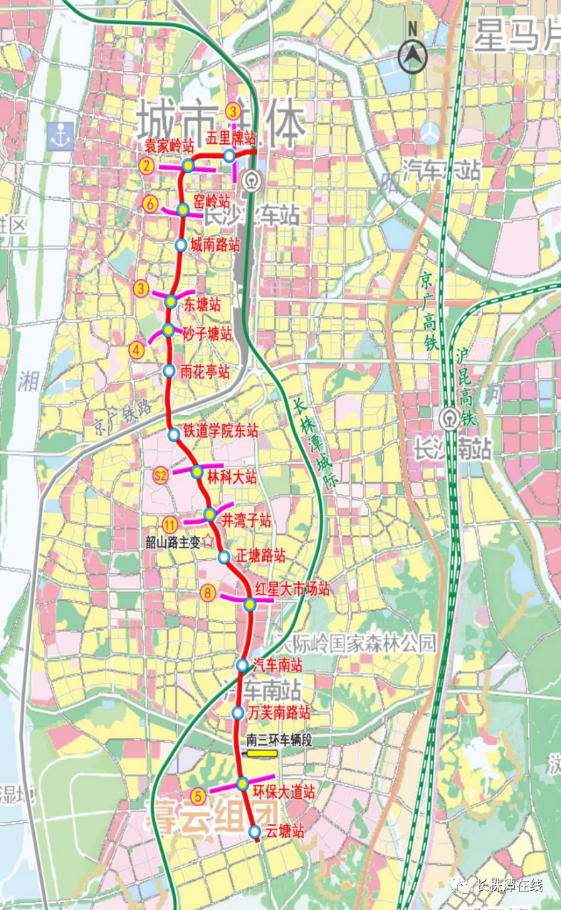 长沙2号线西延线图片