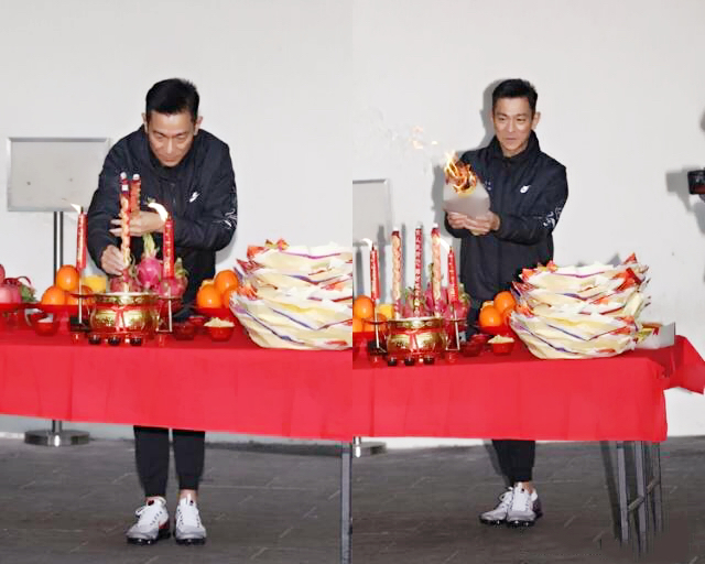 刘德华含泪结束演唱会,巡回演唱会前还曾拜佛烧香