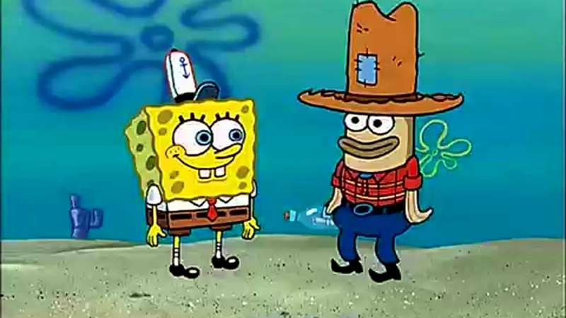 海盗派奇要送礼物给海绵宝宝庆生,这人形帆板