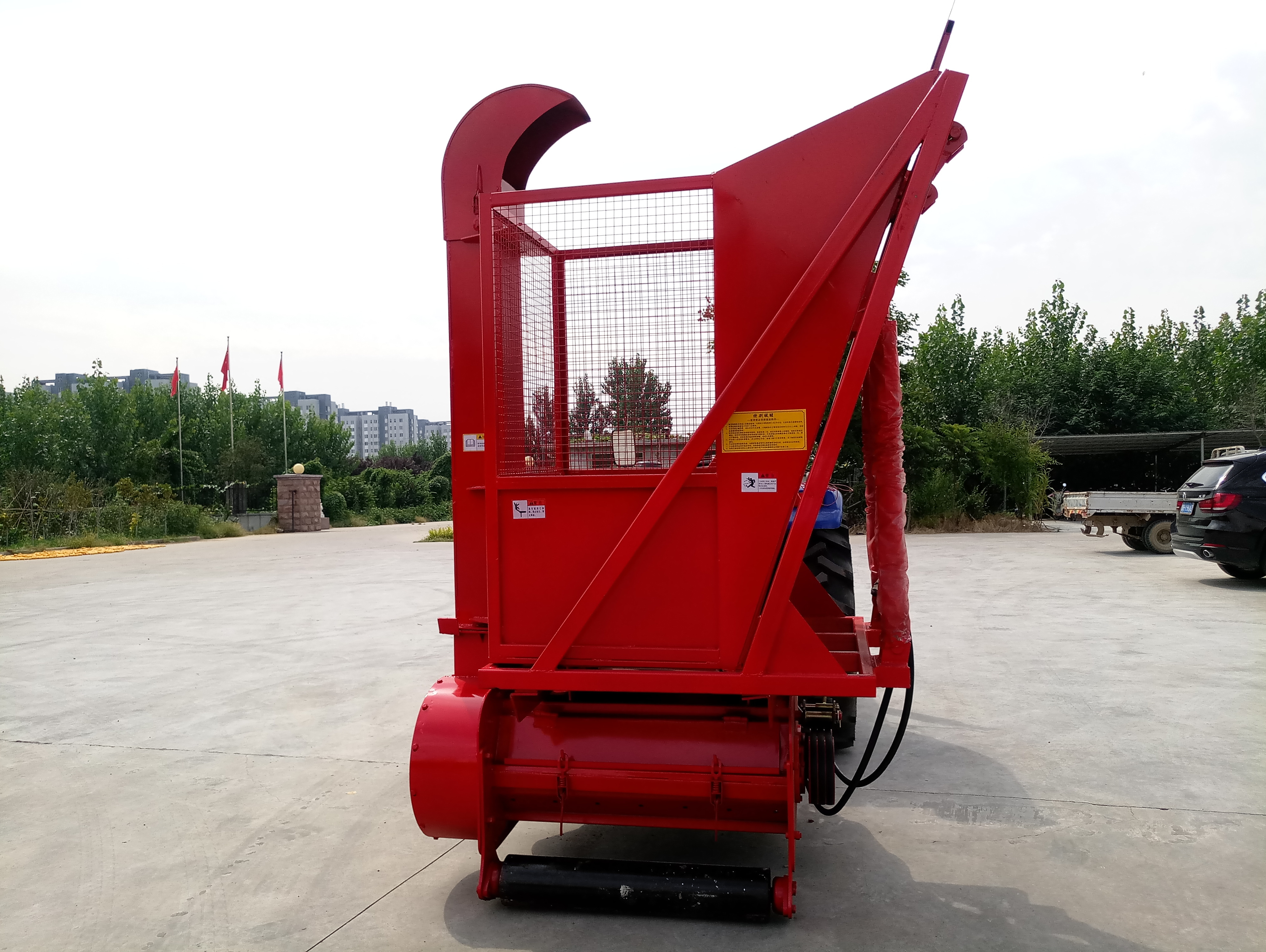 玉米秸秆粉碎收一体机