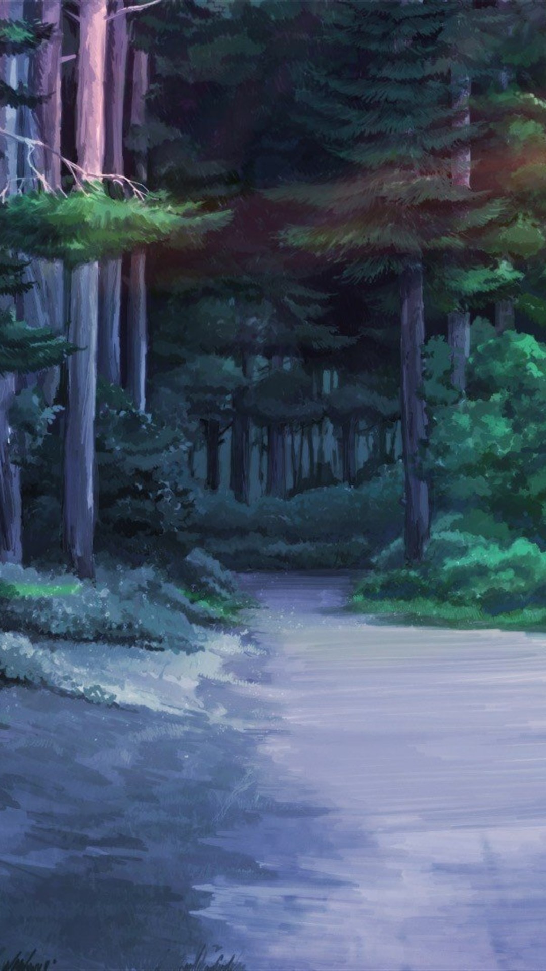 治愈系动漫场景插画,柔和大气的光影构图,呈现出令人神往的仙境