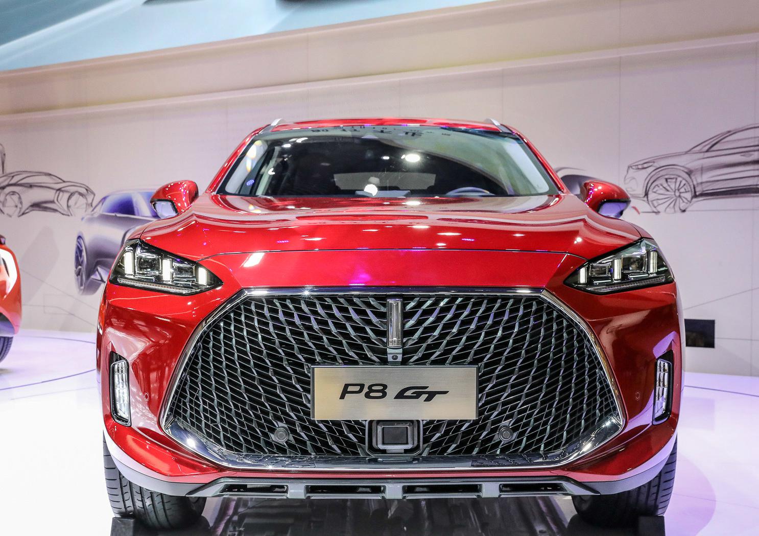 外形酷炫wey p8欣赏,整体车身很漂亮,大气且具有辨识度