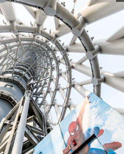 全球最长空中云梯:行走如云中漫步