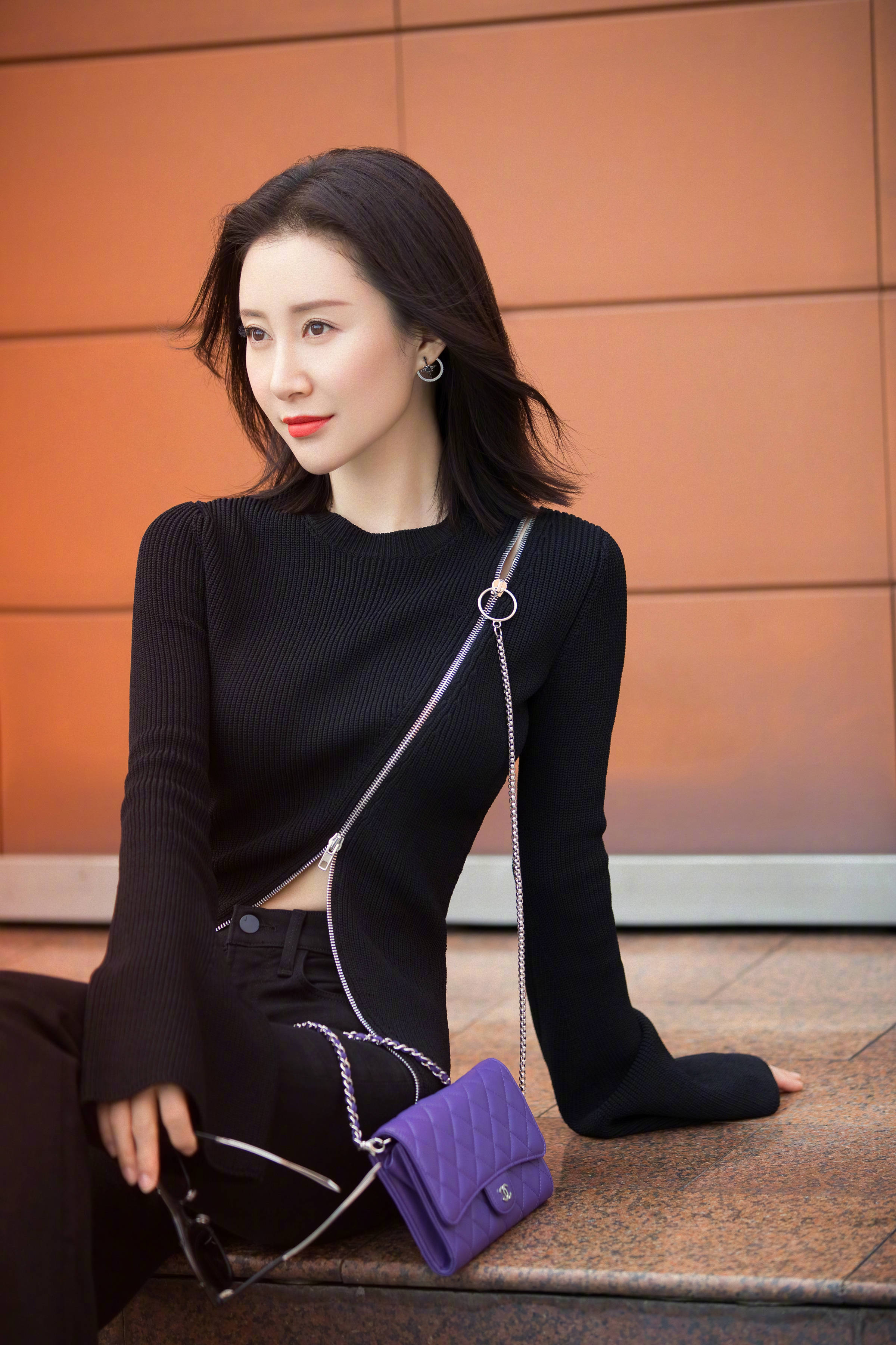 最后一天秋天,舒畅配九宫格美图"秋天的味道",粉丝喊美炸了