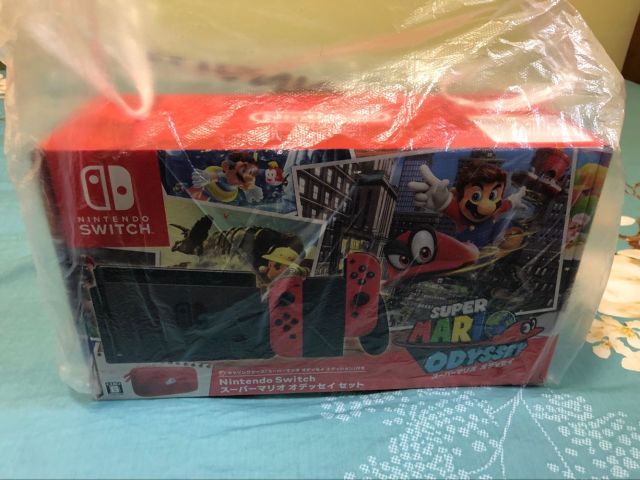 回归掌机党:任天堂switch奥德赛限定版开箱图解
