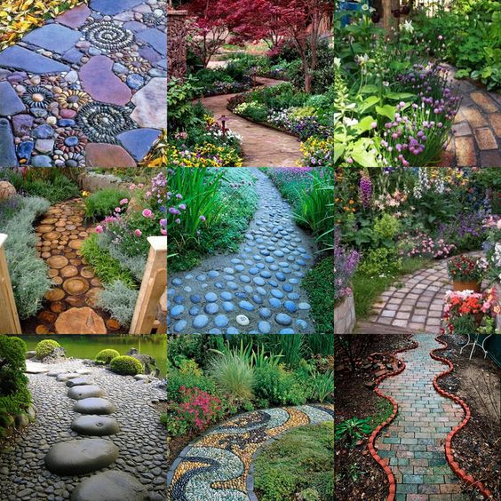 如果我有个庭院,就这样铺贴地面!13款创意踏石设计,越看越美