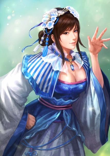 三国志14立绘女性图片