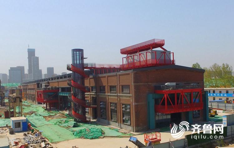 航拍带你看未来济南版798!"二钢"老厂房变钢厂公园