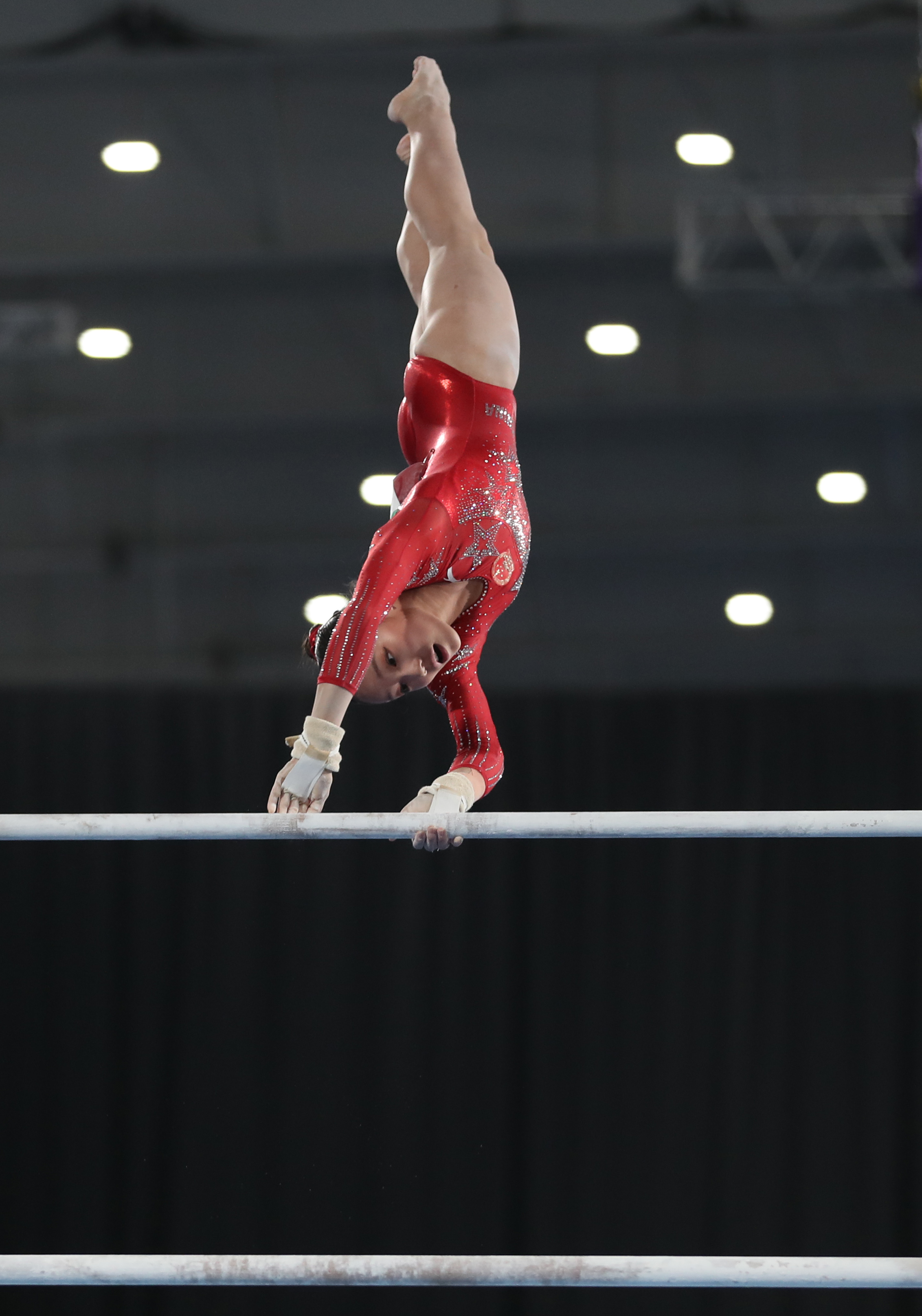 体操——唐茜靖获得高低杠季军