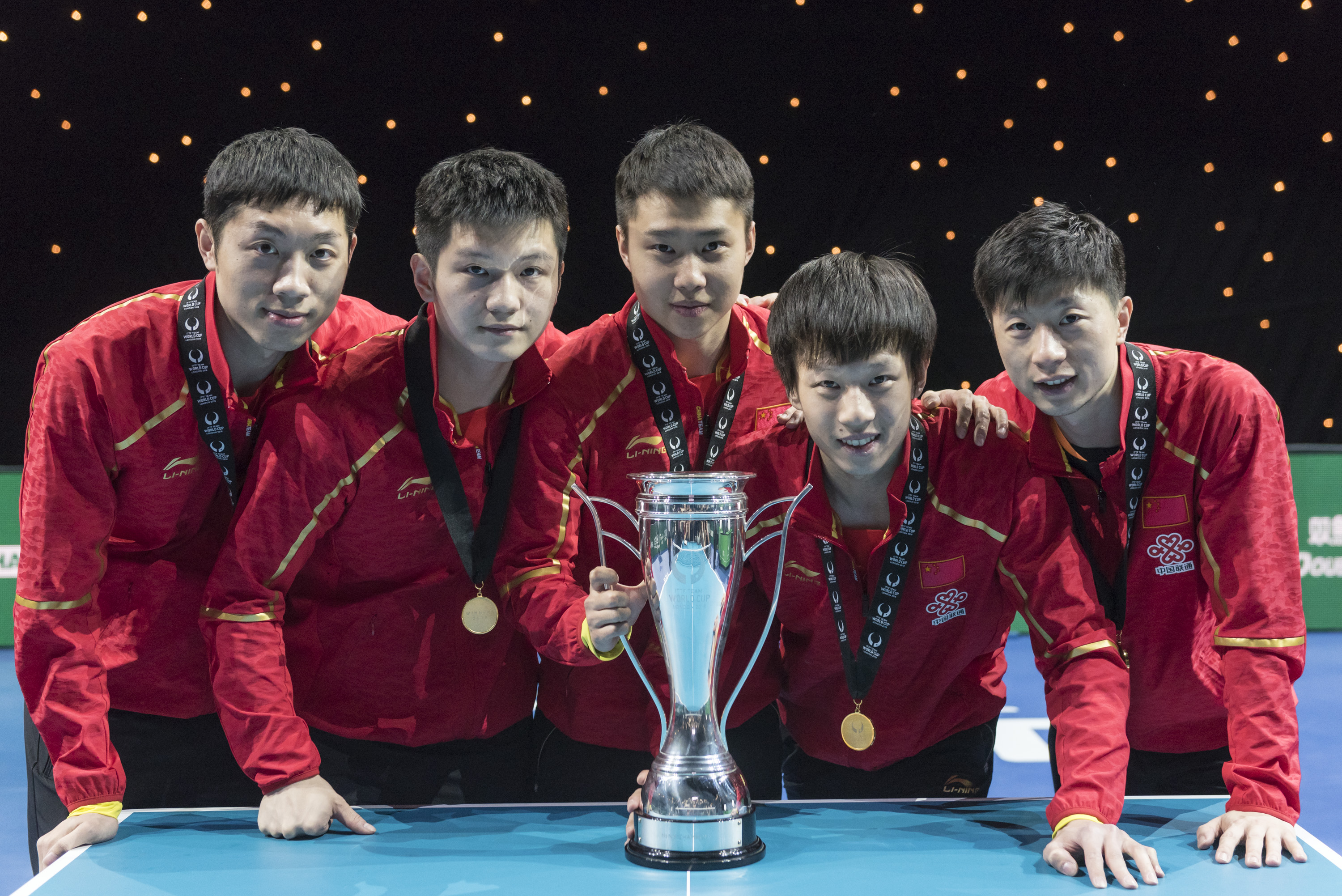 (体育)(2)乒乓球——团体世界杯:中国男队夺冠