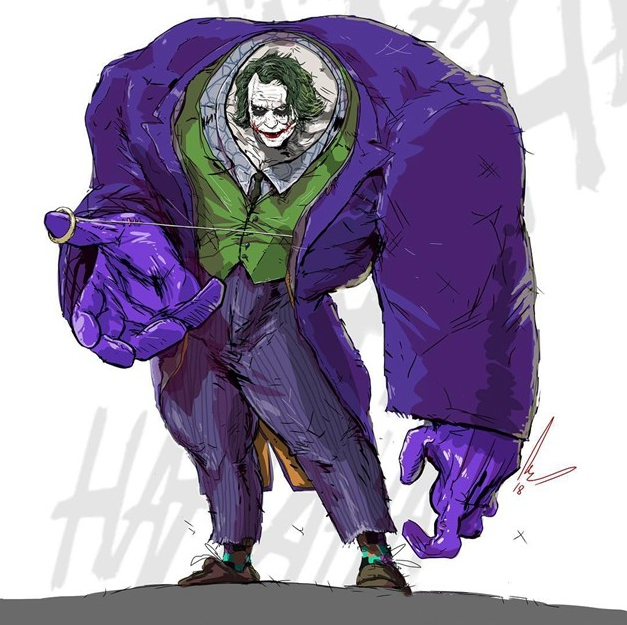 外国大神创作"巨臂化"动漫角色:埼玉力大无穷,洛基被当玩具