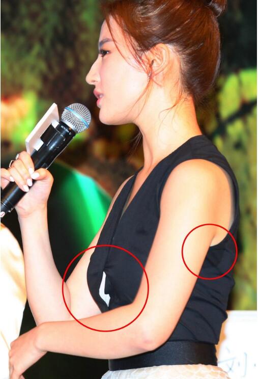 刘亦菲的胸凸点图片