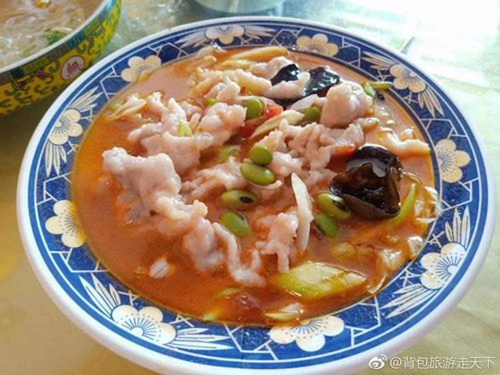 百城百味#洛阳:连汤肉片,洛阳喜欢吃水席,几十道菜,汤汤水水下来,吃