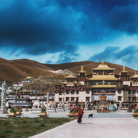 线路设计  色须寺—松格嘛呢石经城—巴格嘛呢石经墙—志玛拉宫  从
