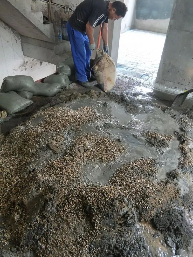 地暖豆石在回填找平时的配比比例